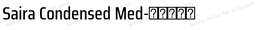 Saira Condensed Med字体转换